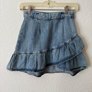 Aeropostale Tulip Hem Denim Skirt Size 00